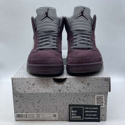 Size 12 - Air Jordan 5 Retro SE 2023 Burgundy Suede (DZ4131-600)