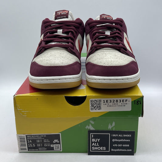 Size 14 - Nike Skate Like a Girl x Dunk SB Low White Suede (dx4589-600)
