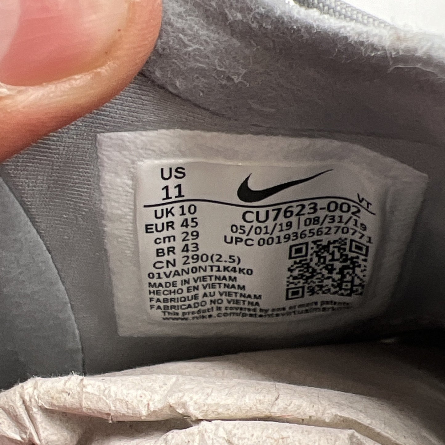 Size 11 - Nike Matthew M. Williams x Joyride CC3 Setter Wolf Grey (CU7623-002)