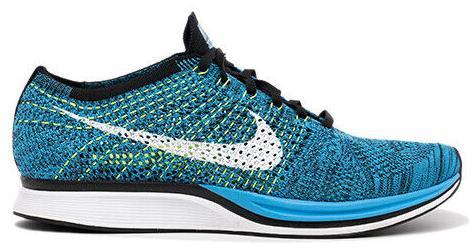 Size 12 - Nike Flyknit Racer Blue Glow (526628-402)
