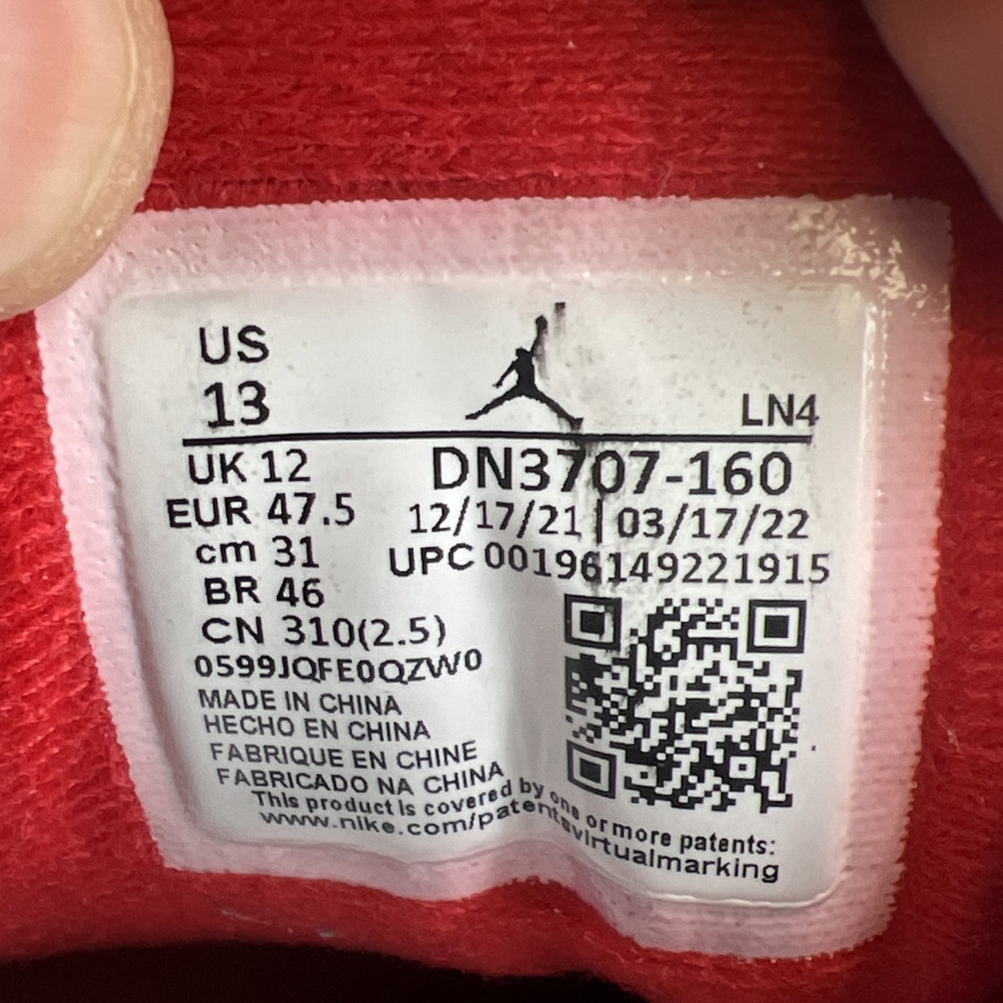 Size 13 - Air Jordan 3 Retro Mid Fire Red (DN3707-160)