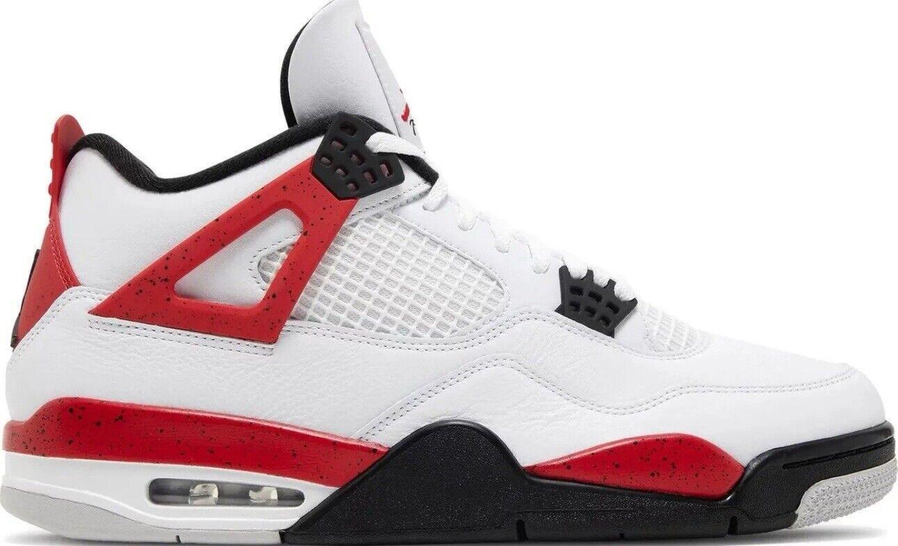 Size 7 - Air Jordan 4 Retro Mid Red Cement (408452-161)