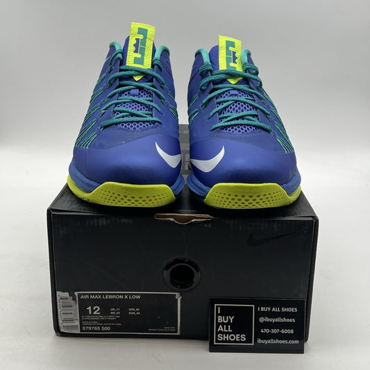 Size 12 - Nike Air Max LeBron 10 Low Sprite (579765-500)