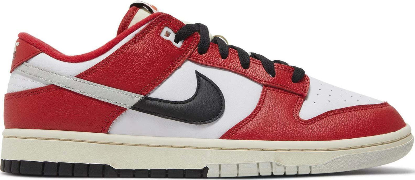Size 10.5 - Nike Dunk Low Split - Chicago Red Black Leather (DZ2536-600)