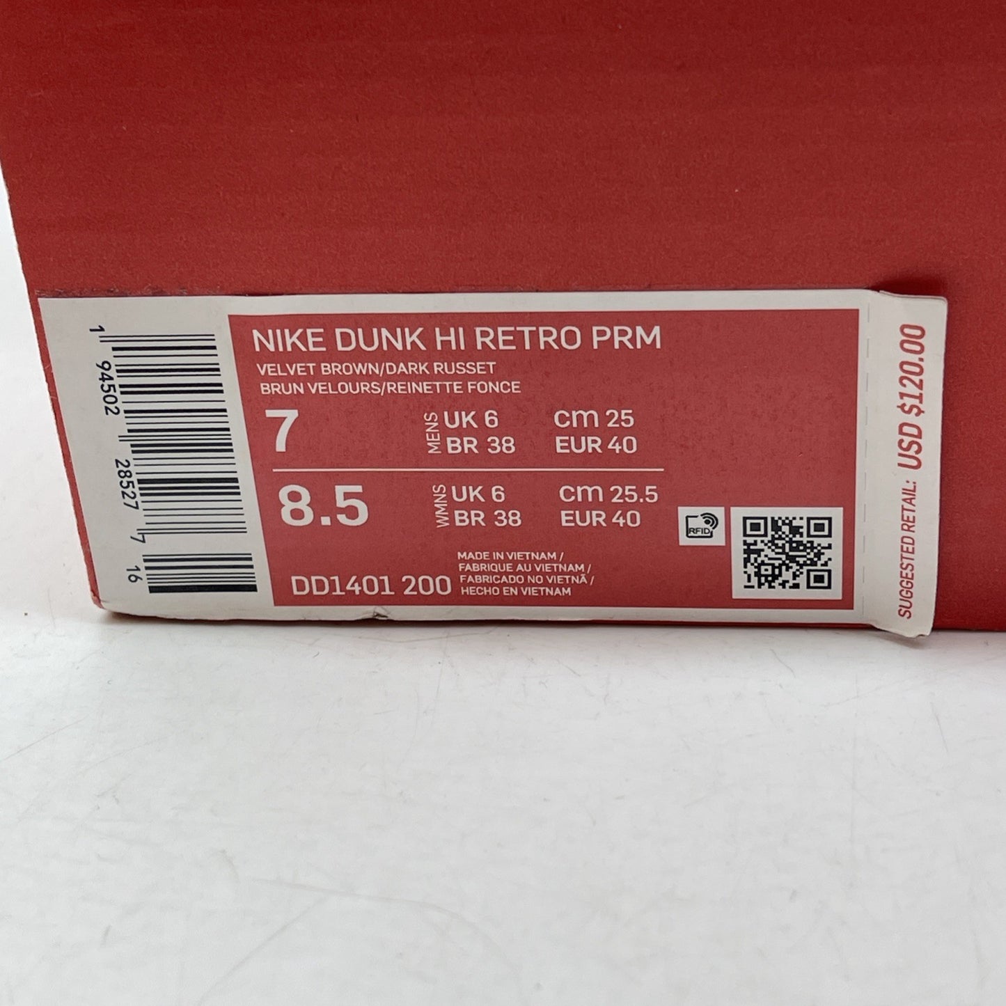 Size 7 - Nike Dunk Premium High Dark Curry Brown Suede (DD1401-200)