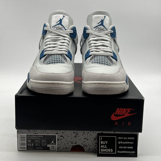 Size 12 - Air Jordan 4 Retro 2024 Military Blue (FV5029-141)