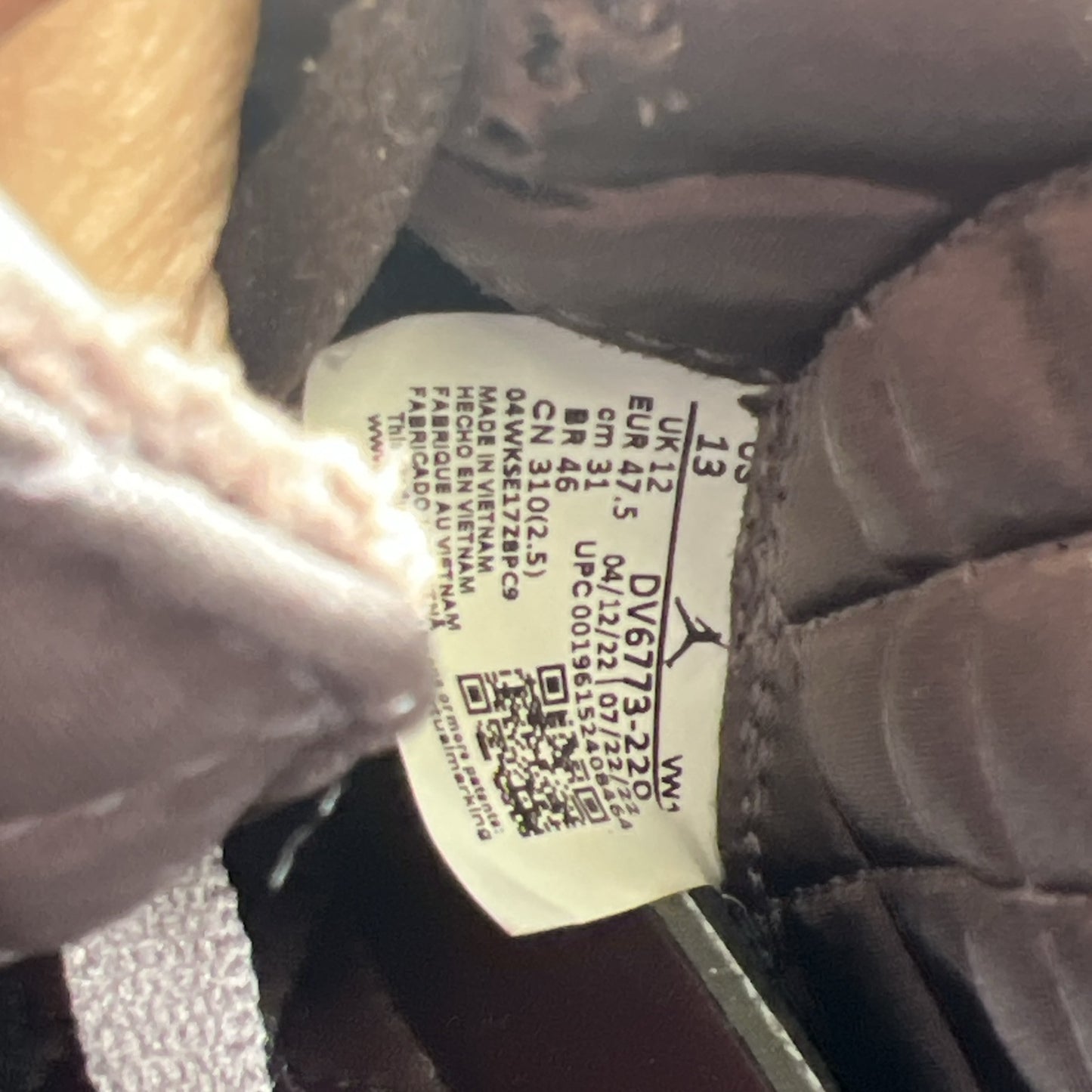 Size 13 - Jordan 4 Retro x A Ma Maniere Mid Violet Ore (DV6773-220)