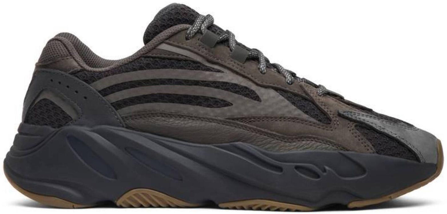 Size 9.5 - adidas Yeezy Boost 700 V2 Geode Brown Black Suede Leather (EG6860)