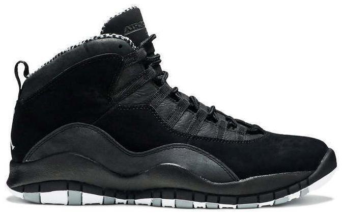 Size 9.5 - Air Jordan 10 Retro Stealth Black Grey Suede (310805-003)