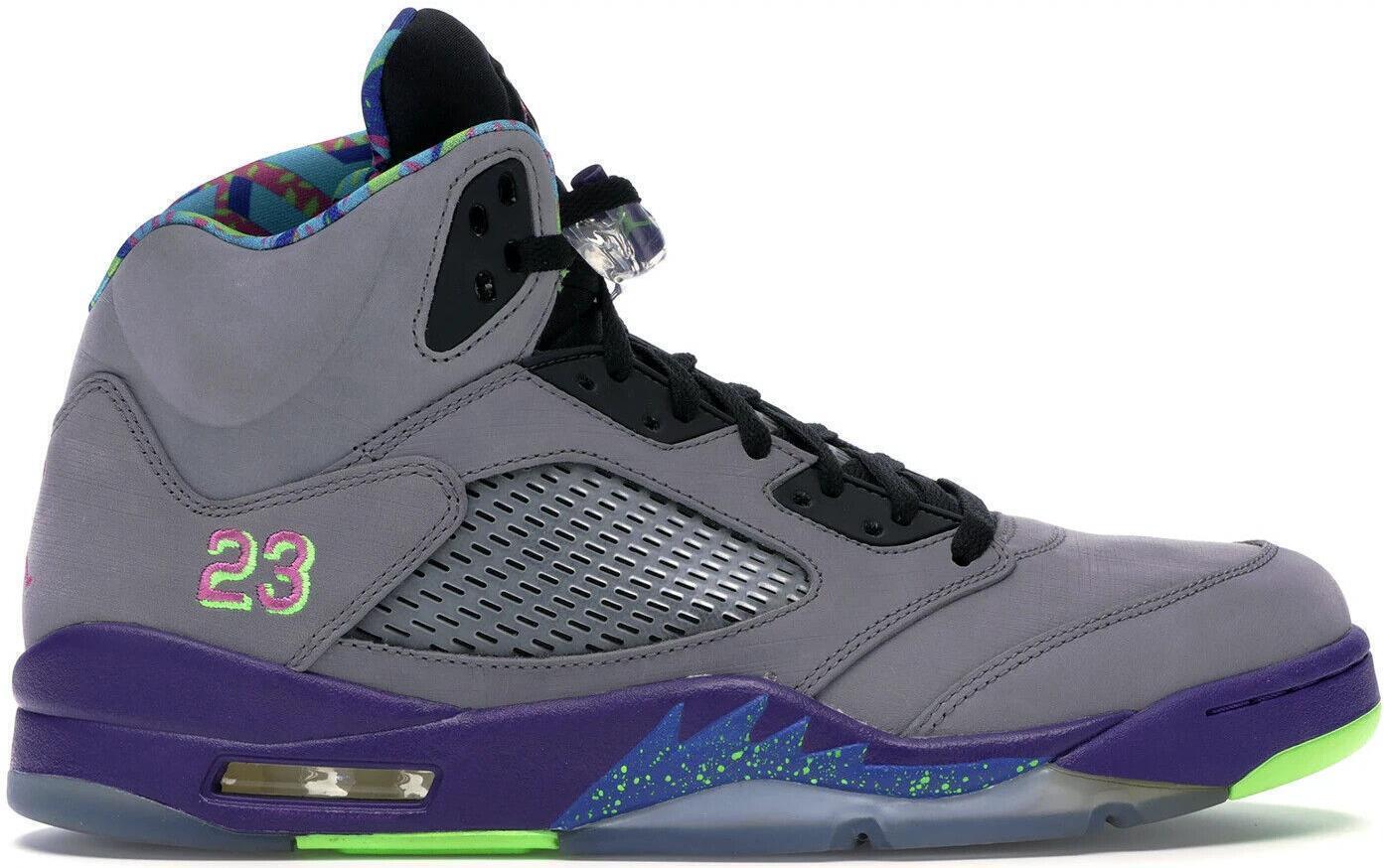 Size 9 - Air Jordan 5 Retro Bel Air Grey Purple Suede (621958-090)