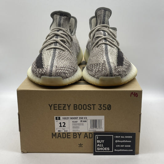 Size 12 - adidas Yeezy Boost 350 V2 Low Zyon Brown White Suede (FZ1267)
