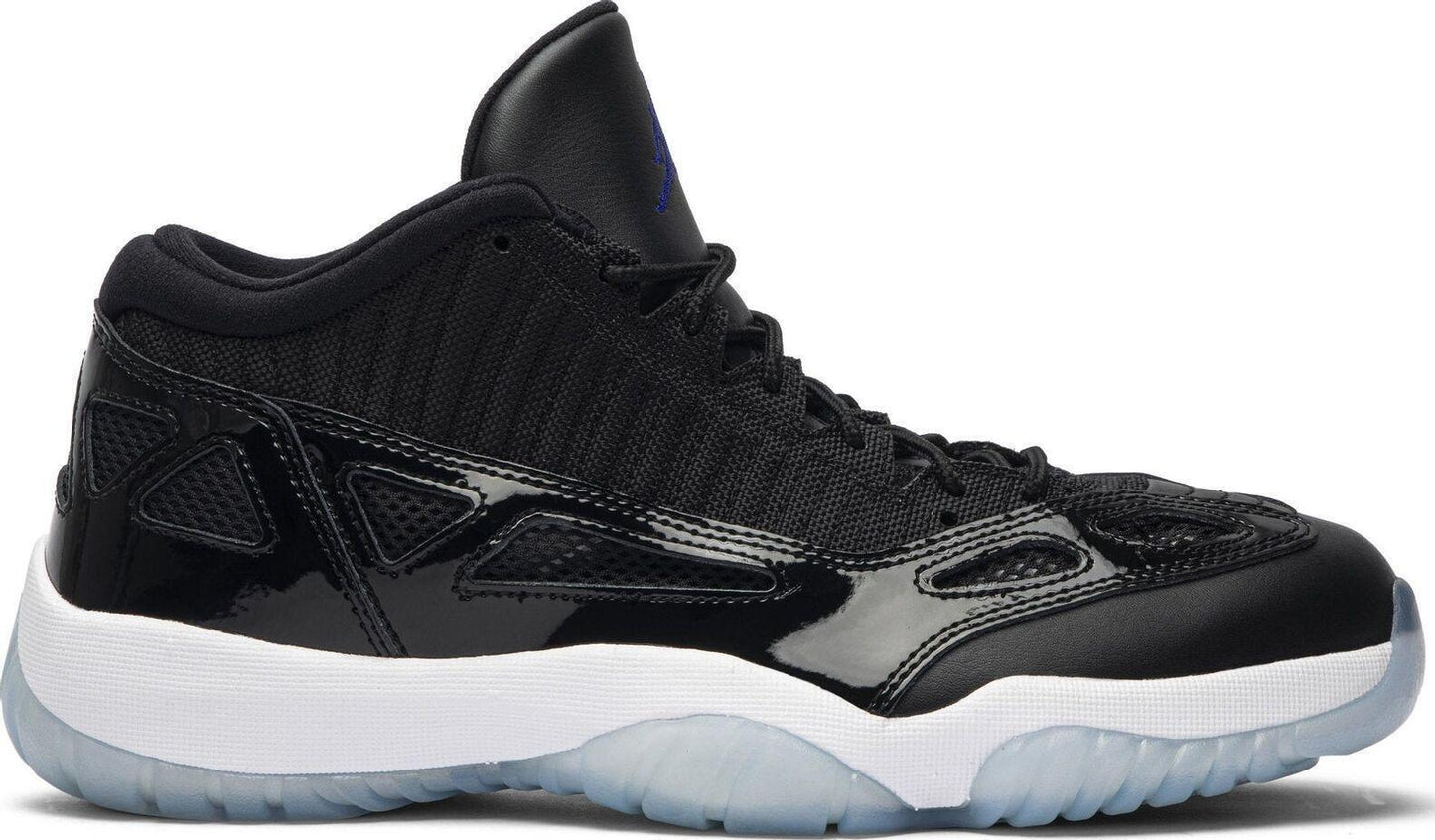 Size 10 - Air Jordan 11 Retro IE Low Space Jam Black Suede Leather (919712-041)