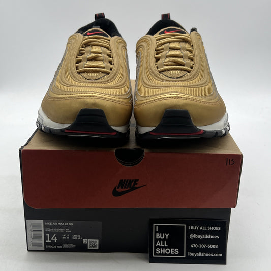 Size 14 - Nike Air Max 97 OG 2023 Metallic Gold (DM0028-700)