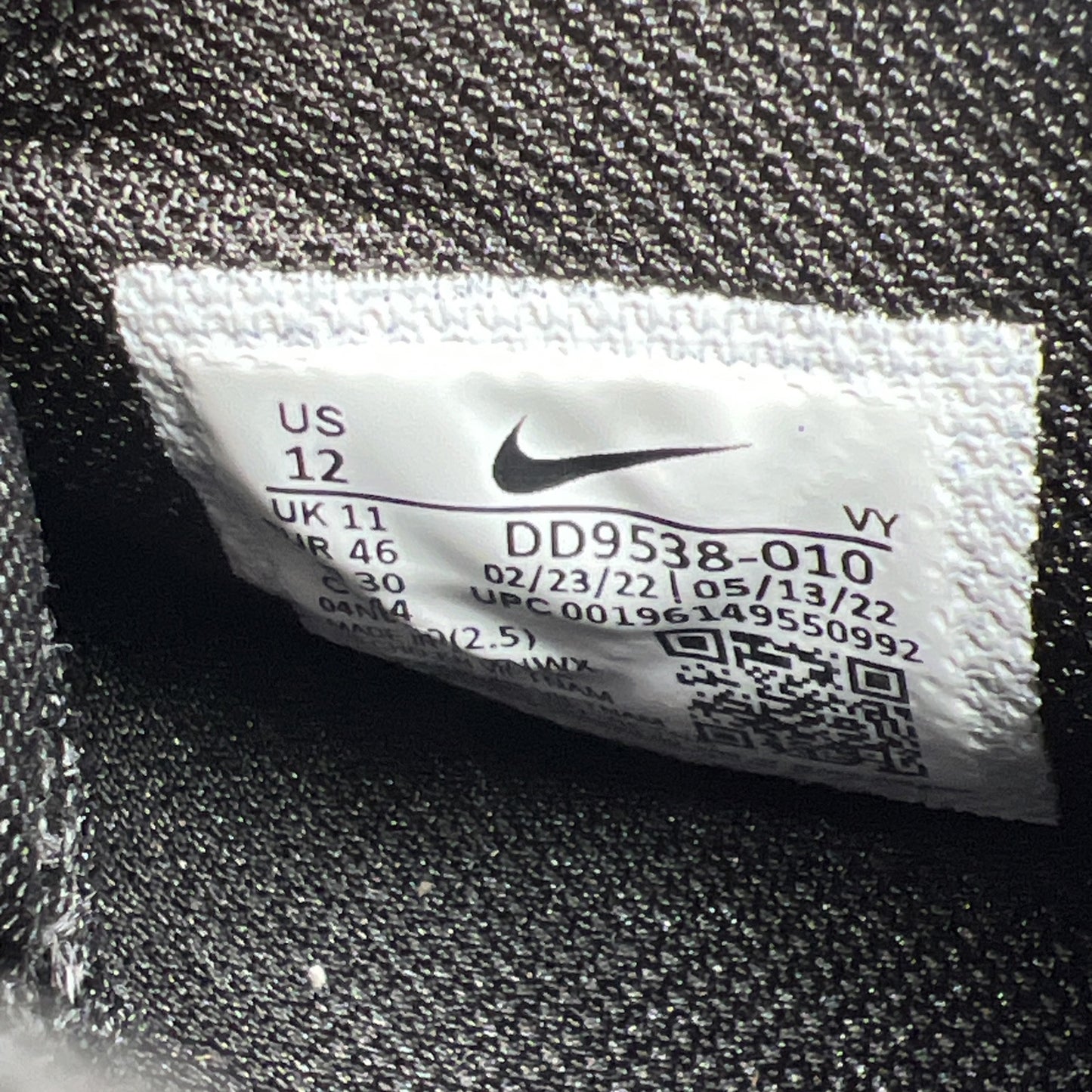 Size 12 - Nike KD Trey 5 X Black Metallic Gold (DD9538-010)