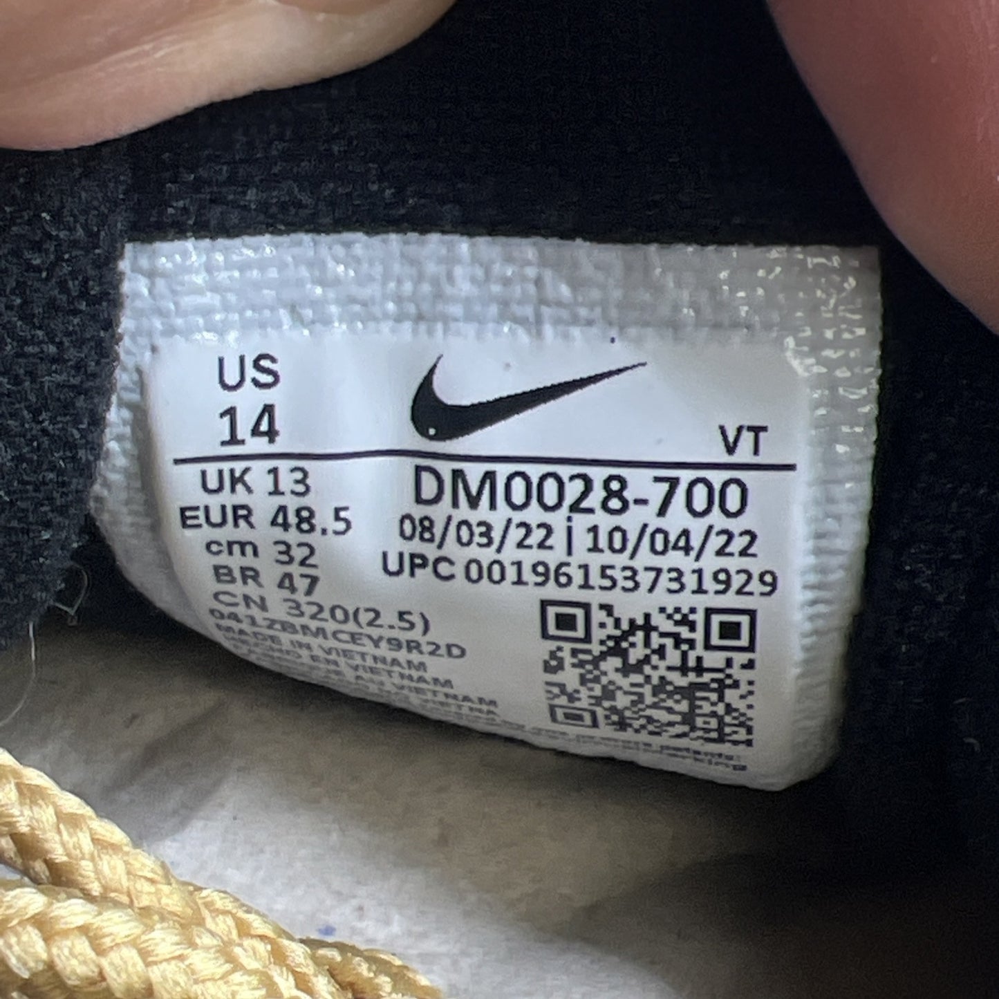 Size 14 - Nike Air Max 97 OG 2023 Metallic Gold (DM0028-700)