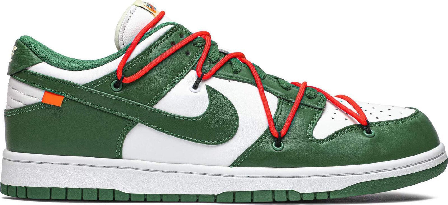Size 10.5 - Nike Dunk Low x OFF-WHITE Pine Green 2019 (CT0856-100)