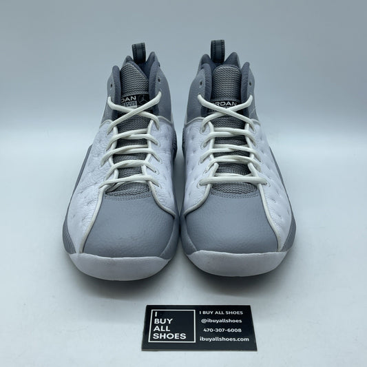 Size 11 - Jordan Jumpman Team 2 White Grey Leather (819175-103)