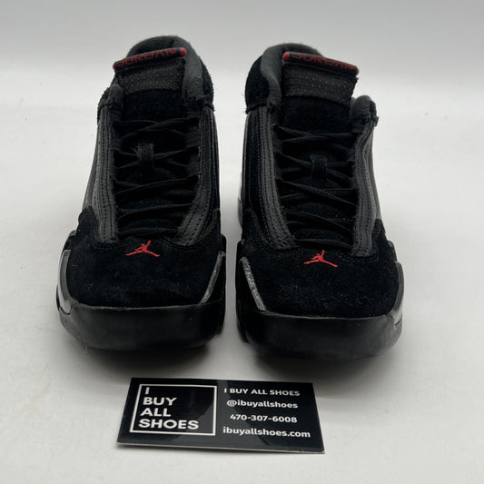 Size 5.5Y - Air Jordan Retro 14 “Last Shot” 2018 Black Red (487524-003)