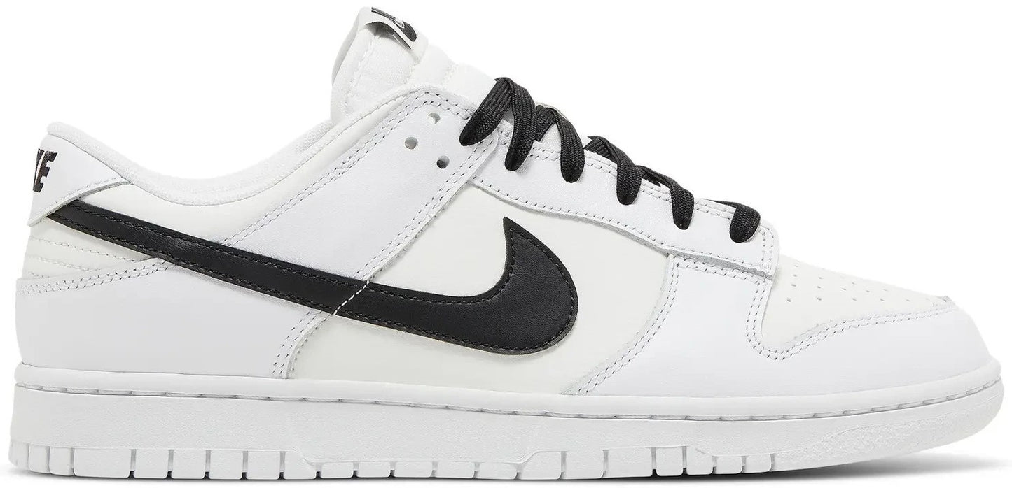 Size 10.5 - Nike Dunk Low Reverse Panda Black White Leather (DJ6188-101)