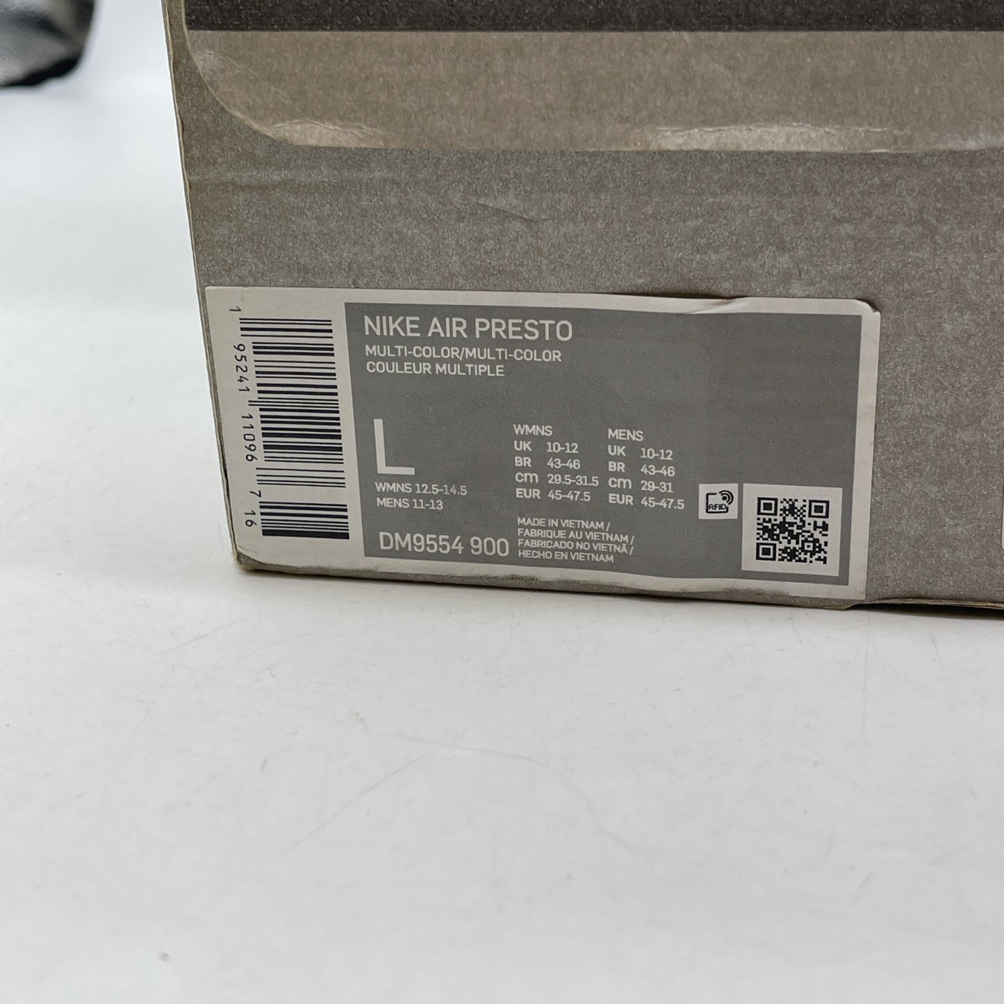 Size L 11-13 - Nike Air Presto What The Red Blue Suede (DM9554-900)