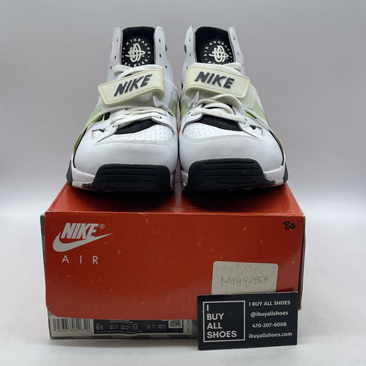 Size 9.5 - Nike Air Huarache Magenta Black White Leather Suede (DD1068-104)