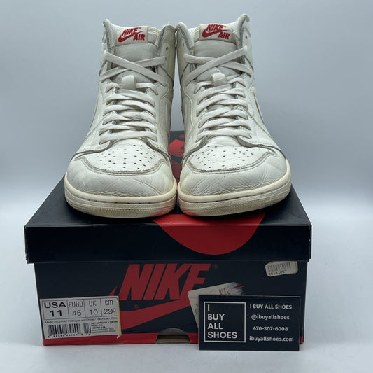 Size 11 - Air Jordan 1 Retro OG High Sail Off White Leather (555088-114)