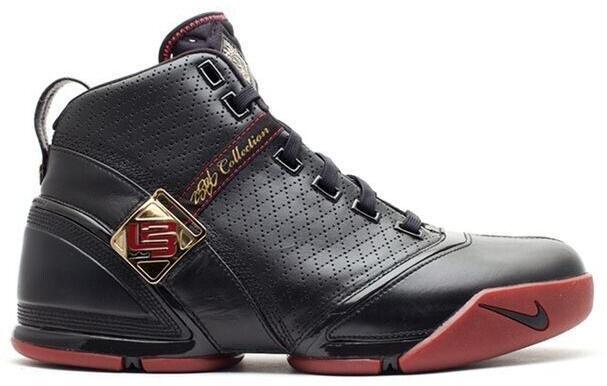 Size 14 - Nike Zoom LeBron 5 Black Varsity Crimson (317253-001)