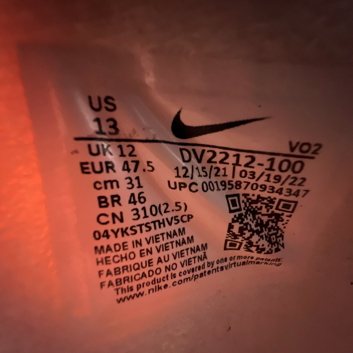 Size 13 - Nike Air Trainer SC High Auburn (DV2212-100)
