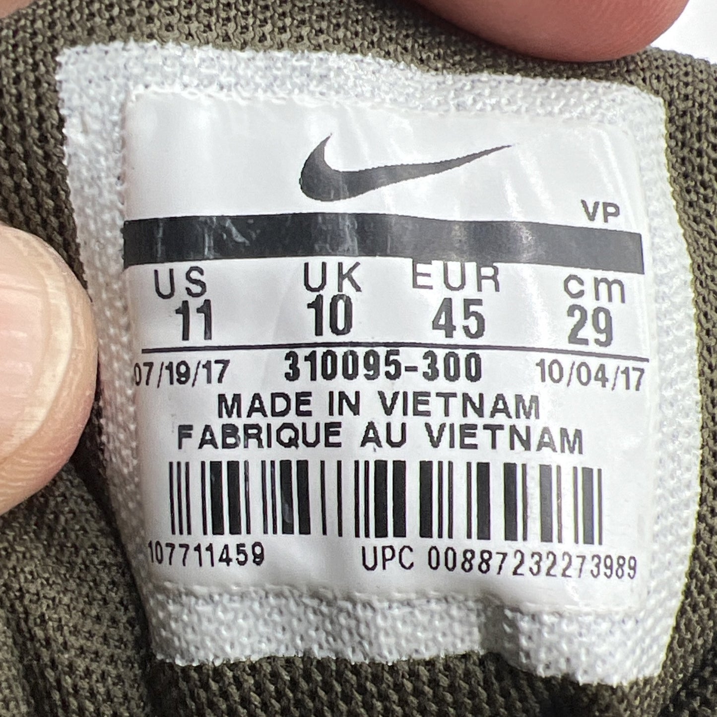 Size 11 - Nike Air Force 180 Cargo Khaki (310095-300)