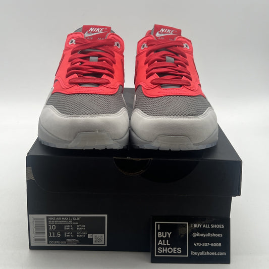 Size 10 - Nike CLOT x Air Max 1 Kiss Of Death - Solar Red (DD1870-600)