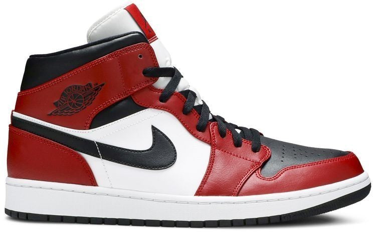 Size 8.5 - Air Jordan 1 Mid Chicago Black Toe 2020 (554624-069)