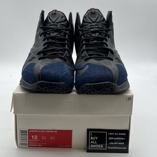 Size 12 - Nike LeBron 11 EXT Denim QS Denim (659509-004)