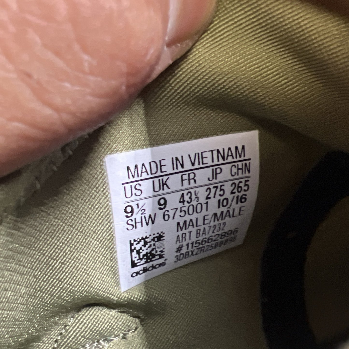 Size 9.5 - adidas NMD_XR1 Olive Cargo (BA7332)