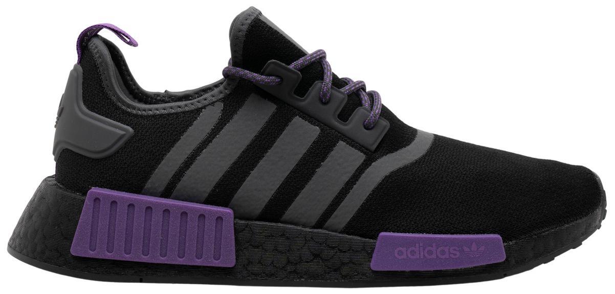Size 13 - adidas NMD_R1 Black Active Purple (GW5664)