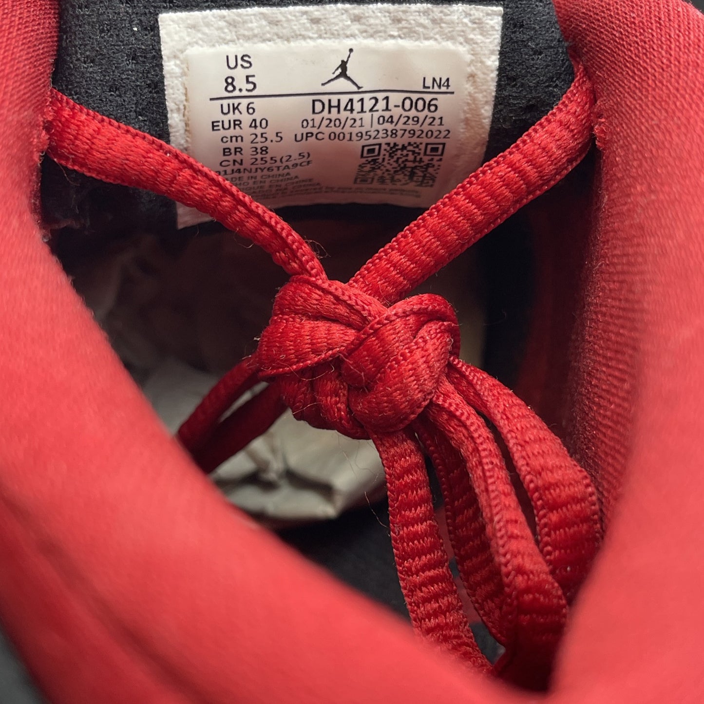 Size 8.5W- Air Jordan 14 Retro Low Red Lipstick Black Suede (DH4121-006)
