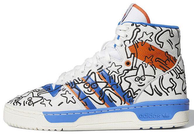 Size 8 - Adidas Keith Haring x Rivalry High Pop Art (EE9296)