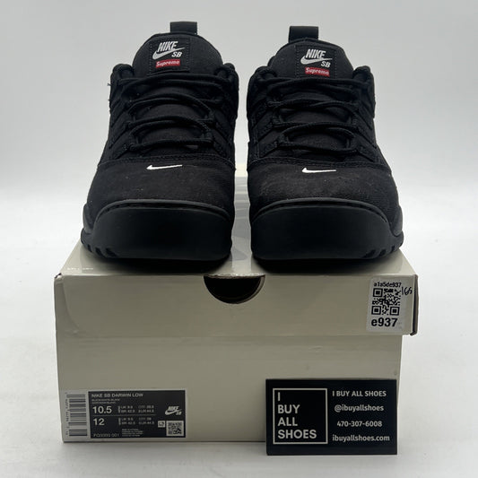 Size 10.5 - Nike Supreme x Darwin SB Low Black (FQ3000-001)