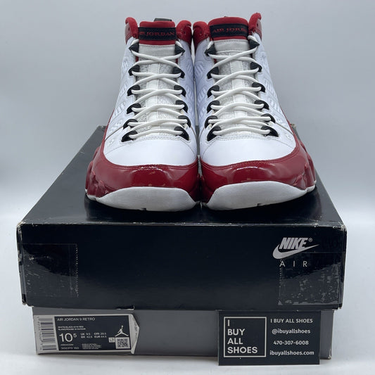 Size 10.5 - Air Jordan 9 Retro Gym Red White Black Leather (302370-160)