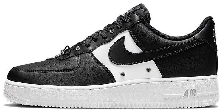 Size 10.5 - Nike Air Force 1 '07 Premium Silver Chain - Black (DA8571-001)