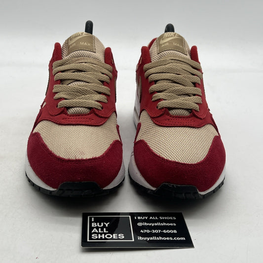 Size 7.5 - Nike Air Max 1 Premium Retro Red Curry (908366-600)