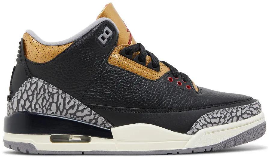 Size 11W - Air Jordan 3 Retro Mid Black Gold (CK9246-067)