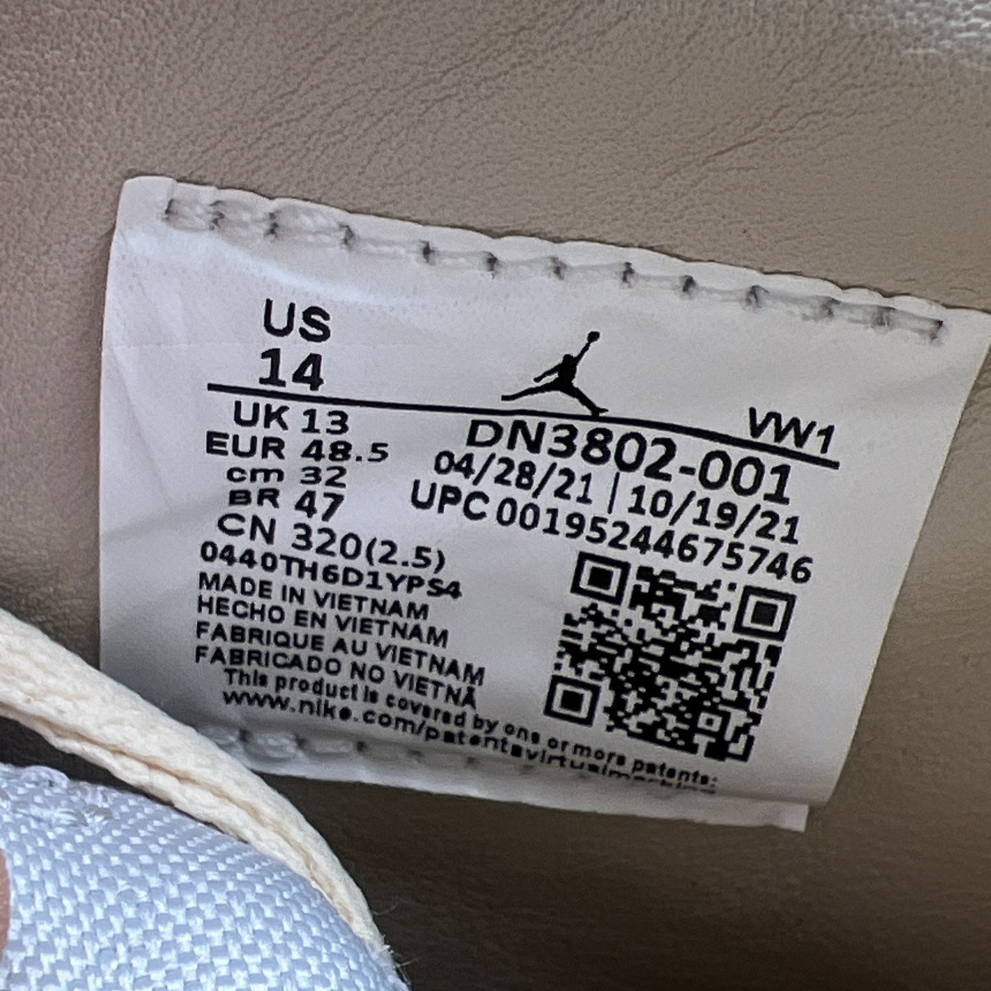 Size 14 - Air Jordan 2 Gray Fog 2022 (DN3802-001)