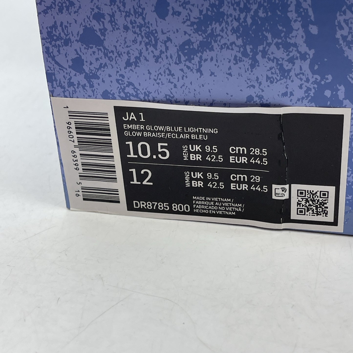 Size 10.5 - Nike Ja 1 Fuel Pink Blue Suede Leather (DR8785-800)