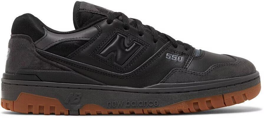 Size 12 - New Balance 550 Black Gum (BB550BGU)