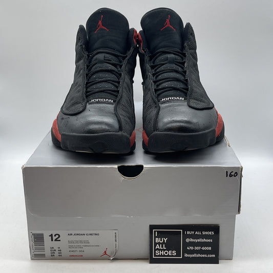 Size 12 - Jordan 13 Retro Bred Red Black Suede (414571-004)