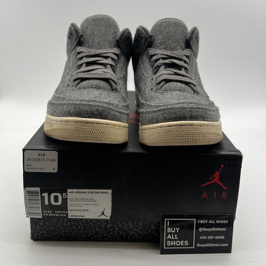 Size 10.5 - Air Jordan 3 Retro Wool (854263-004)