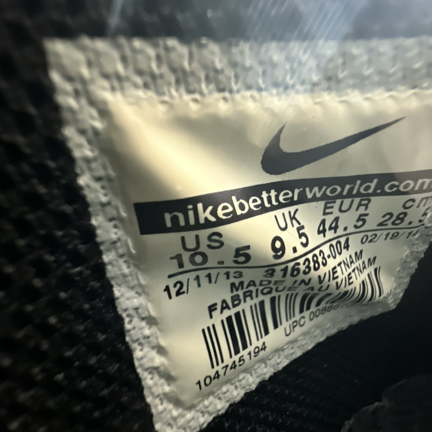 Size 10.5 - Nike Air Bakin Gray - (316383-004)