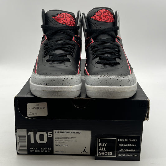 Size 10.5 - Air Jordan 2 Retro Infrared 23 (385475-023)