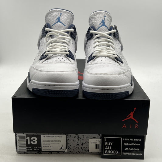Size 13 - Air Jordan 4 Retro LS Columbia (314254-107)