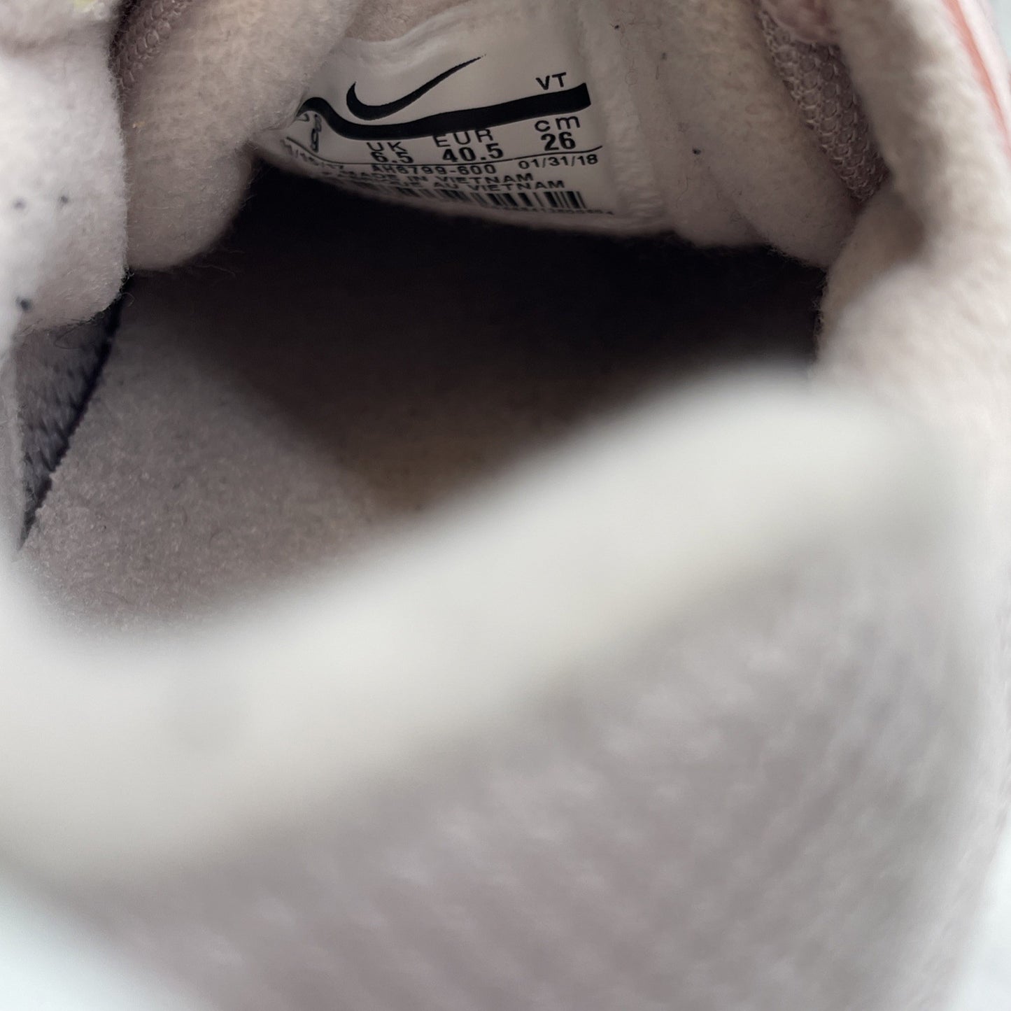 Size 9W - Nike Air Max 98 Barely Rose Pink Grey Suede Leather (AH6799-600)